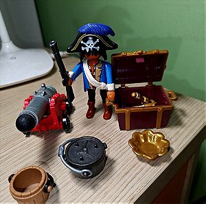 Playmobil πειρατής με κανόνι