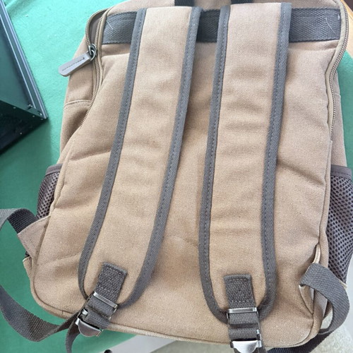 Backpack with reinforced durability, 16" capacity, multiple compartments