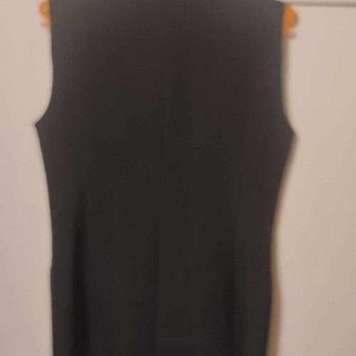 Long double-breasted vest Stradivarius black L new