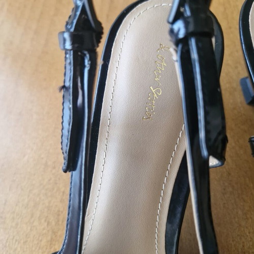 & Other Stories Black Slingback Heels Size 37 New