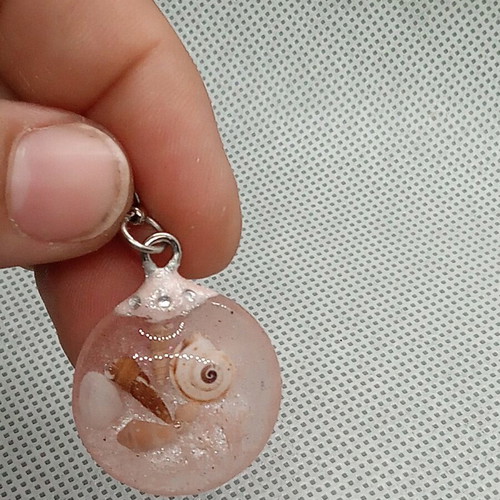 Handmade Underwater Diorama Pendant
