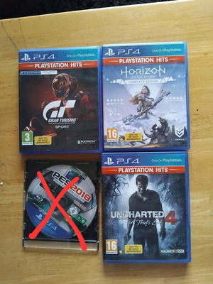 PS4 games like new, pack of 3