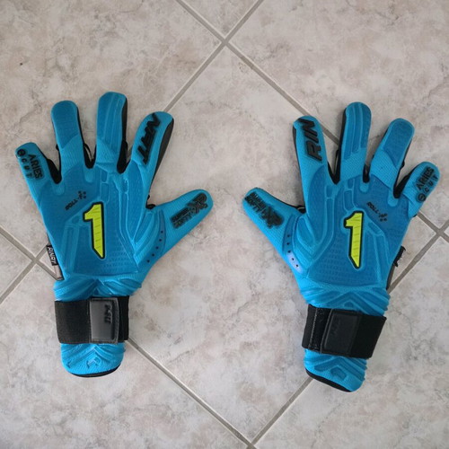 Rinat Aries Némesis Prime goalkeeper gloves blue, new, size 10