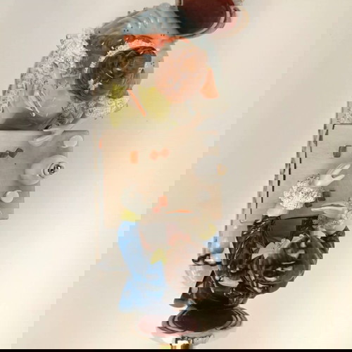 Μεγάλο παλιό πορσελάνινο διακοσμητικό σε στυλ Dresden σε άριστη κατάσταση