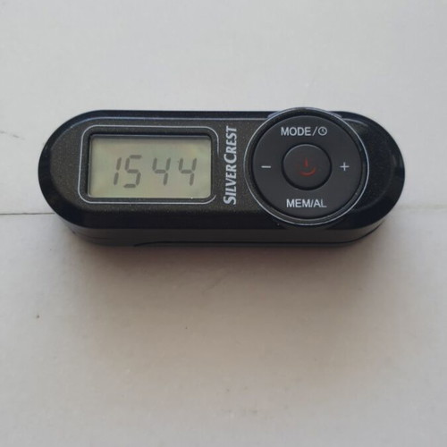 SilverCrest digital pocket radio used with alarm and 20 memories
