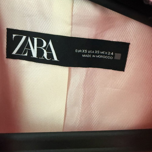 Zara pink blazer, XS