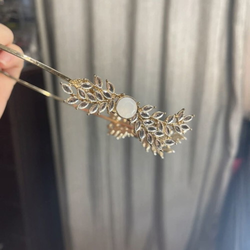 Ancient Greek Headband like new, gold and silver leaves