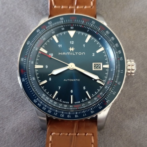 Hamilton Khaki Aviation Converter 42mm new, blue dial