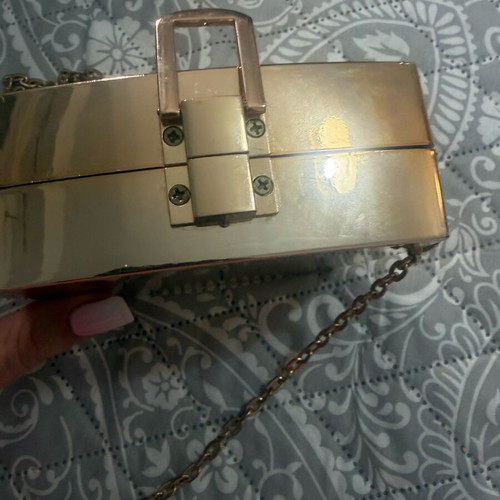 Gold small bag like new