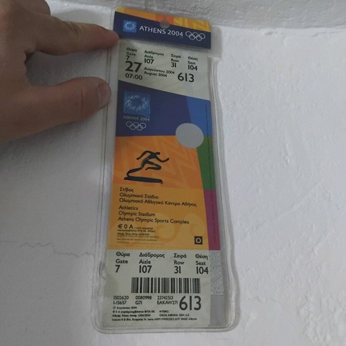 Olympic Games 2004 Tickets New, Set of 11