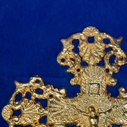Metal blessing cross new with beautiful pattern
