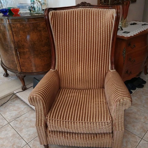 Armchair used in very good condition with seat spring repair needed