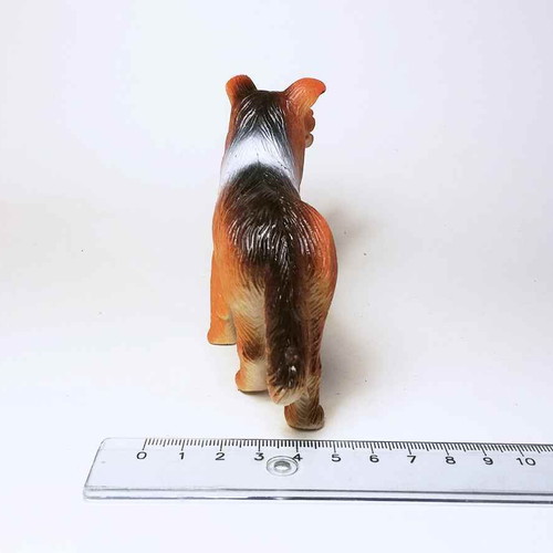 Dog plastic figure toy used