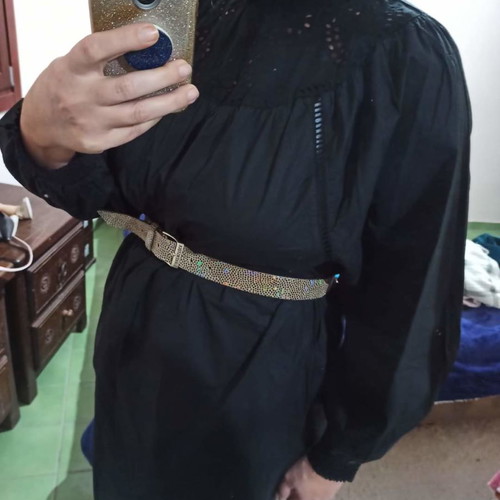 Ichi dress new, black, size XL