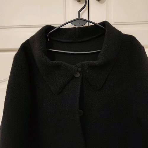 Outerwear Urban black bouclé one size like new with pockets
