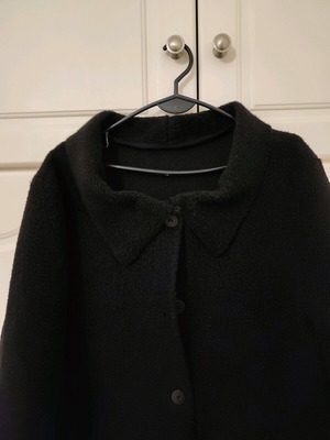Outerwear Urban black bouclé one size like new with pockets