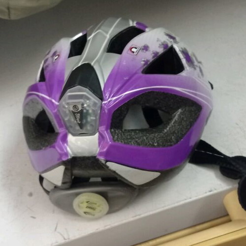 Crivit Kids Bicycle Helmet with LED Light like new
