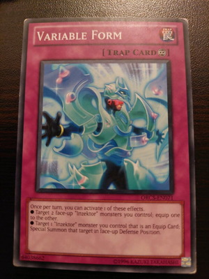 Yu-Gi-Oh Variable Form μεταχειρισμένο