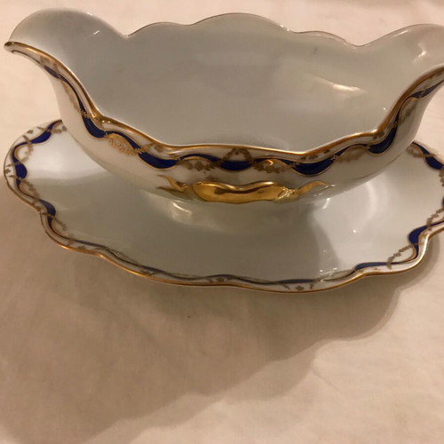 Altrohlau sauce boat used, antique from Czechoslovakia