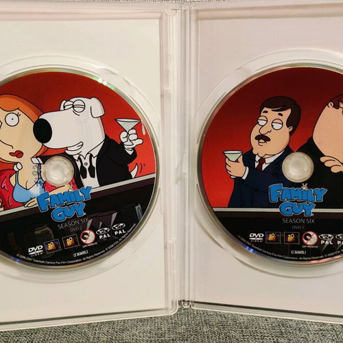 Family Guy Season Six DVD used, 13 episodes with Greek subtitles