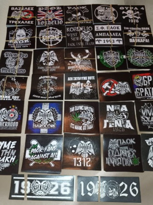 PAOK stickers, pack of 36