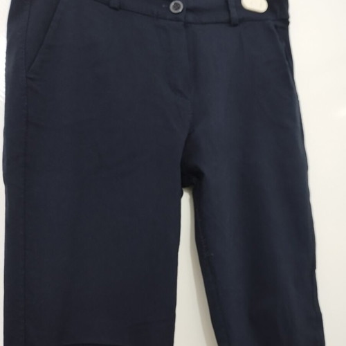 Women's dark blue chino pants used, slim fit, size M