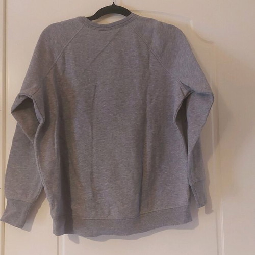 H&M grey sweatshirt with wide fit and fleece lining, like new