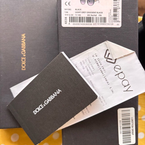 Dolce & Gabbana women's light grey plastic sunglasses like new