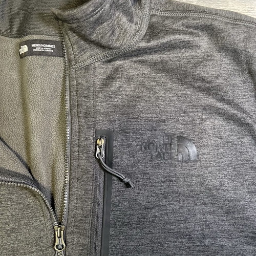 The North Face 1/4 Zip Fleece Pullover, dark heather grey, men's XL