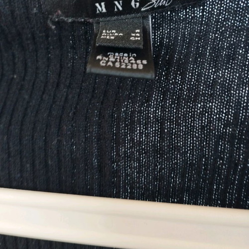 Lightweight MNG cardigan size S black in excellent condition