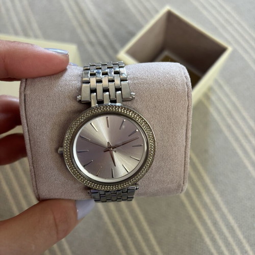 Michael Kors wristwatch, silver, women's