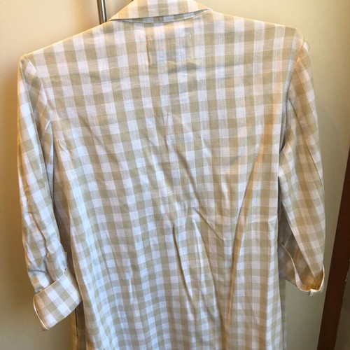 Checked long jacket Stradivarius new, size L