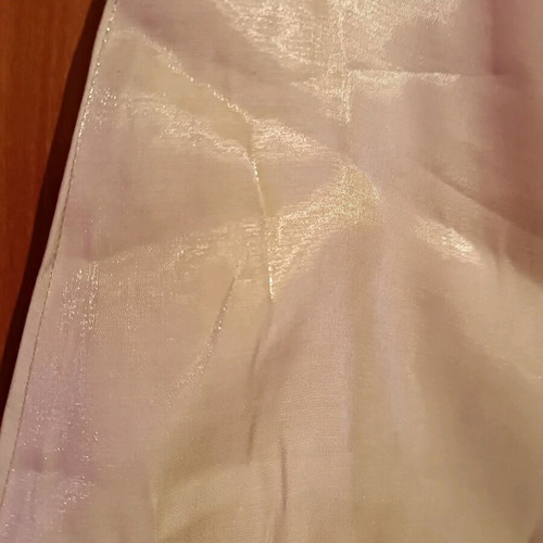 Mini skirt used, iridescent soft pink, size M