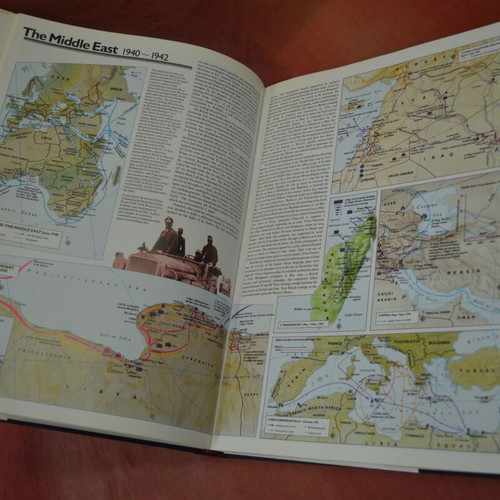 Atlas of the Second World War 1989, historical edition like new