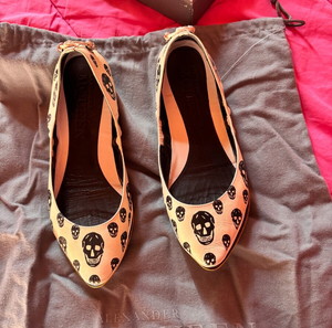 Flat μπαλαρίνες Alexander McQueen