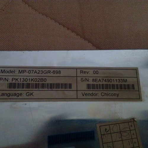 Acer Aspire keyboard used, compatible with multiple models