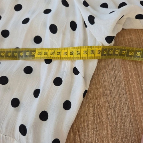 New Look dress XL to XXXL, like new, black and white polka dot summer fabric