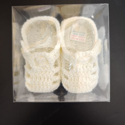 Handmade baby booties new, unused, Greek made