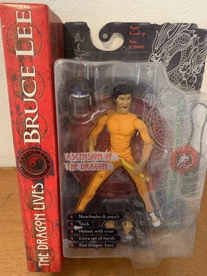 Bruce Lee φιγούρα 'Enter the Dragon' καινούργια με βάση και αξεσουάρ