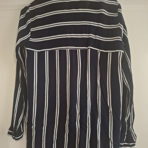 Stripped blouse Zara in excellent condition, size M, white and blue