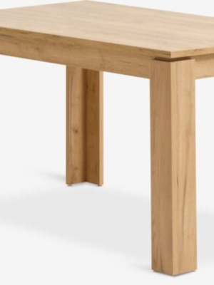 Dining table beige oak 1.60x0.90 like new