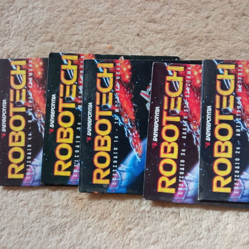 Robotech collectible DVDs new, pack of 5