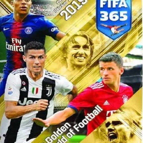 Panini FIFA 365 The Golden World Of Football 2019 stickers pack of 10, new