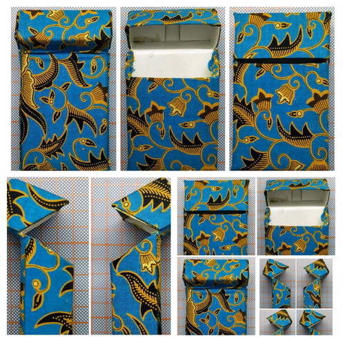 Handmade fabric cigarette case from African Wax new