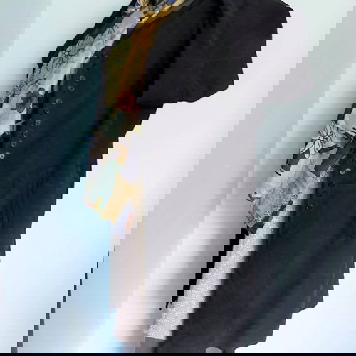 Παλτό Uterque από φυσικό nubuck δέρμα, σαν καινούργιο, μέγεθος L/XL