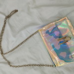 Crossbody bag used, small size, multicolor