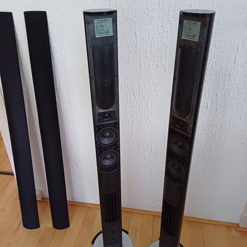 Bang & Olufsen Beolab 6000 floor-standing speakers, piano black