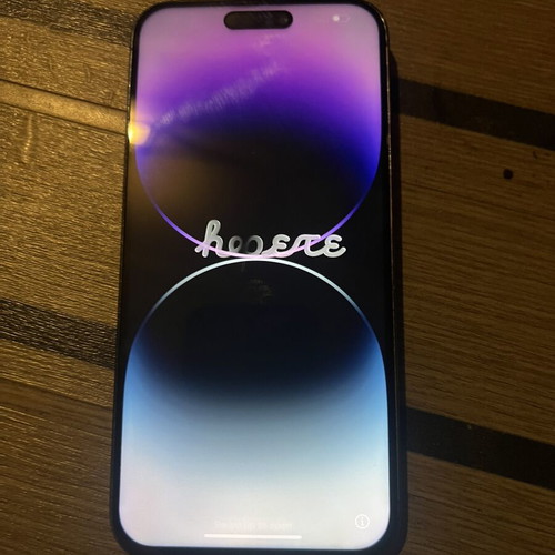 iPhone 14 Pro Max purple, like new, 128GB, 20+ MP camera