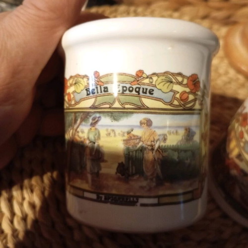 Salt and pepper containers like new from Belle Epoque restaurants