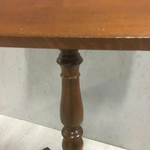 Wooden lectern used, English solid oak mid-20th century